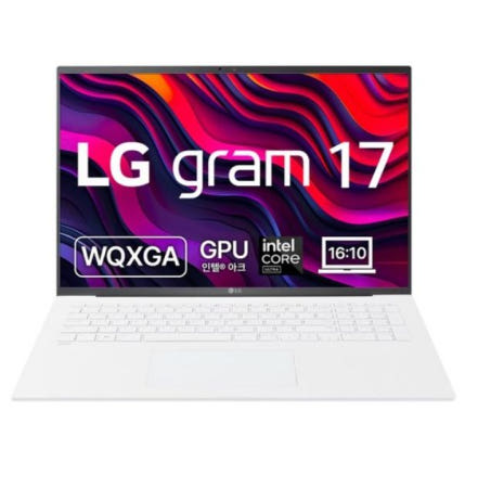 LG전자 2026 그램 17 코어 Ultra5, 스노우 화이트, 256GB, 16GB, Free DOS, 17ZD90S-GX5VK