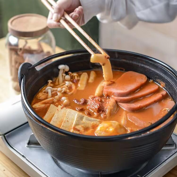 스키야키 전골용 가정용 샤브샤브 일본식 삼나무 나베 25cm 스시 팬 - 상세 이미지 4