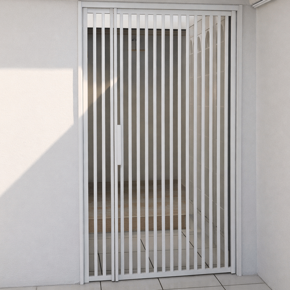 전체간살 180도 스윙 초슬림 비대칭 여닫이 (도장제품)