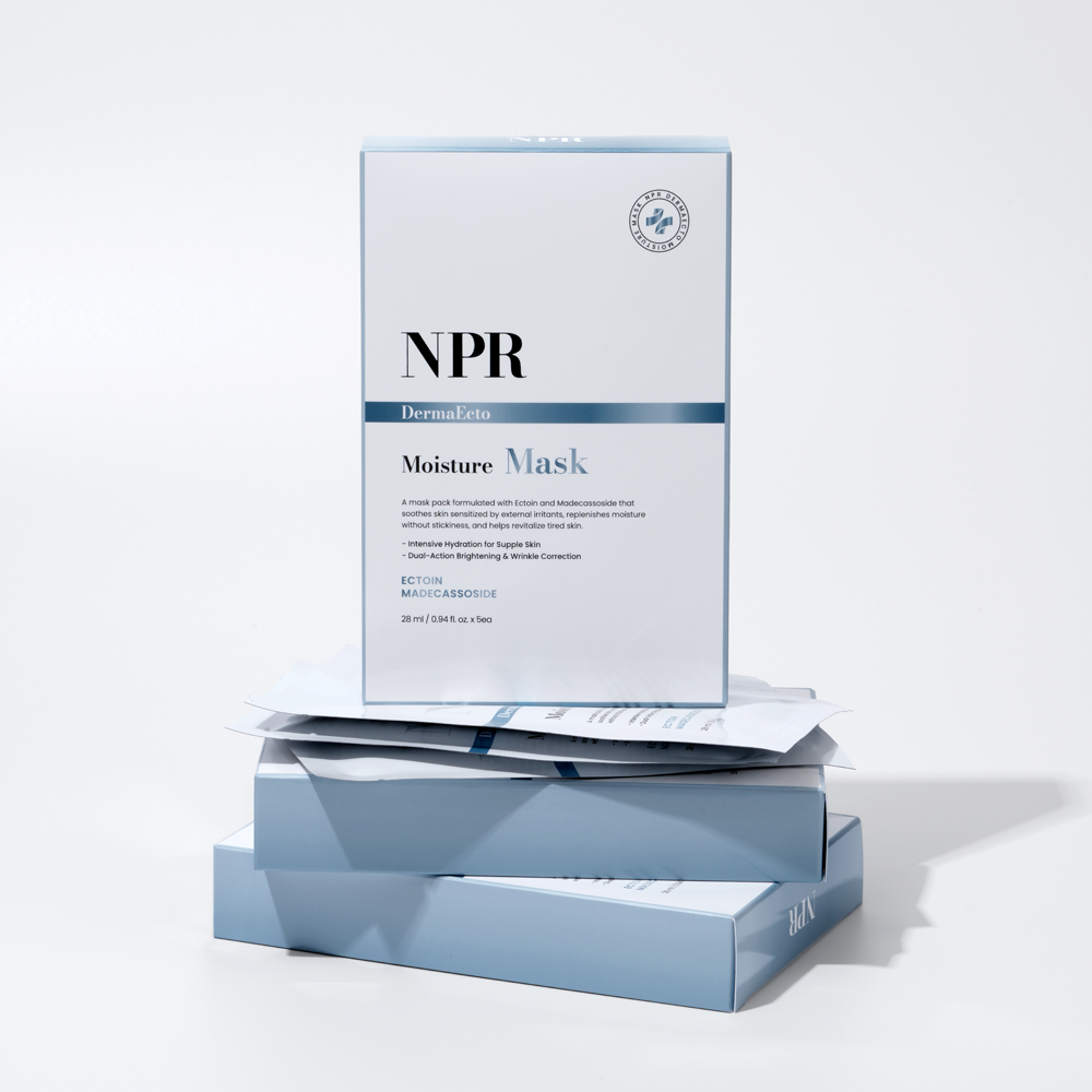 NPR 더마엑토 모이스처 마스크, 피부 진정 수분 마스크팩(10매) 제품 이미지