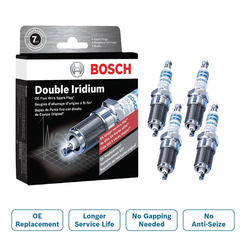 BOSCH 9621 OE 파인 와이어 더블 이리듐 스파크 플러그 - 4팩 - 상세 이미지 2