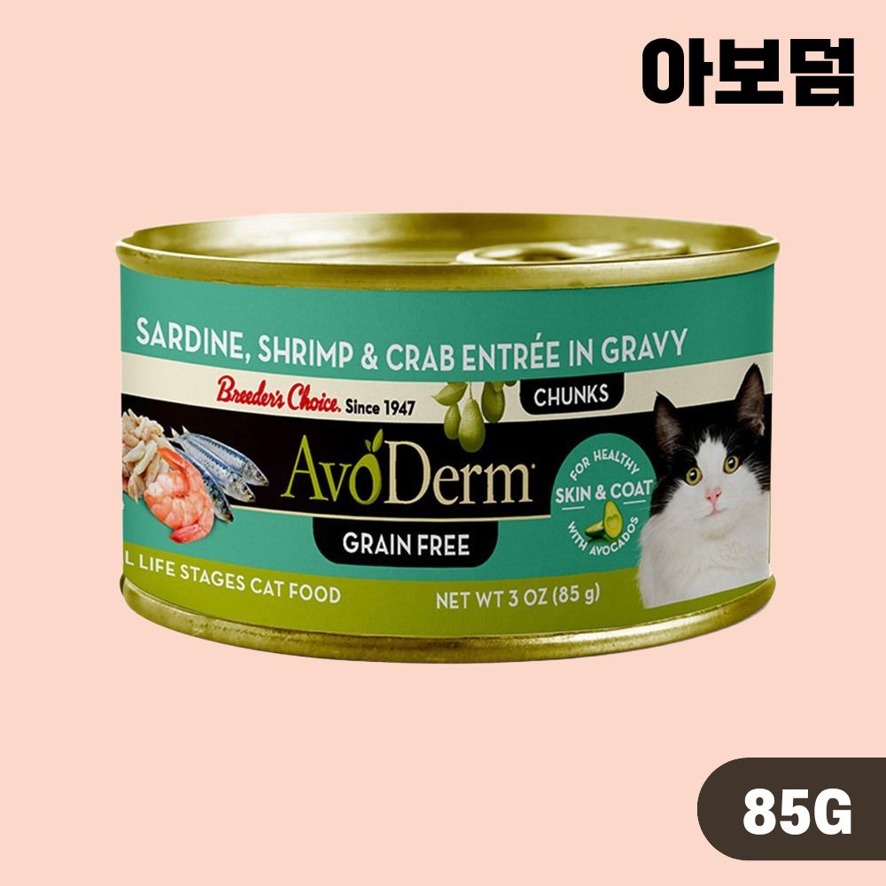 아보덤 주식캔 고양이 습식캔 6종 콤보, 85g, 6개 - 상세 이미지 3