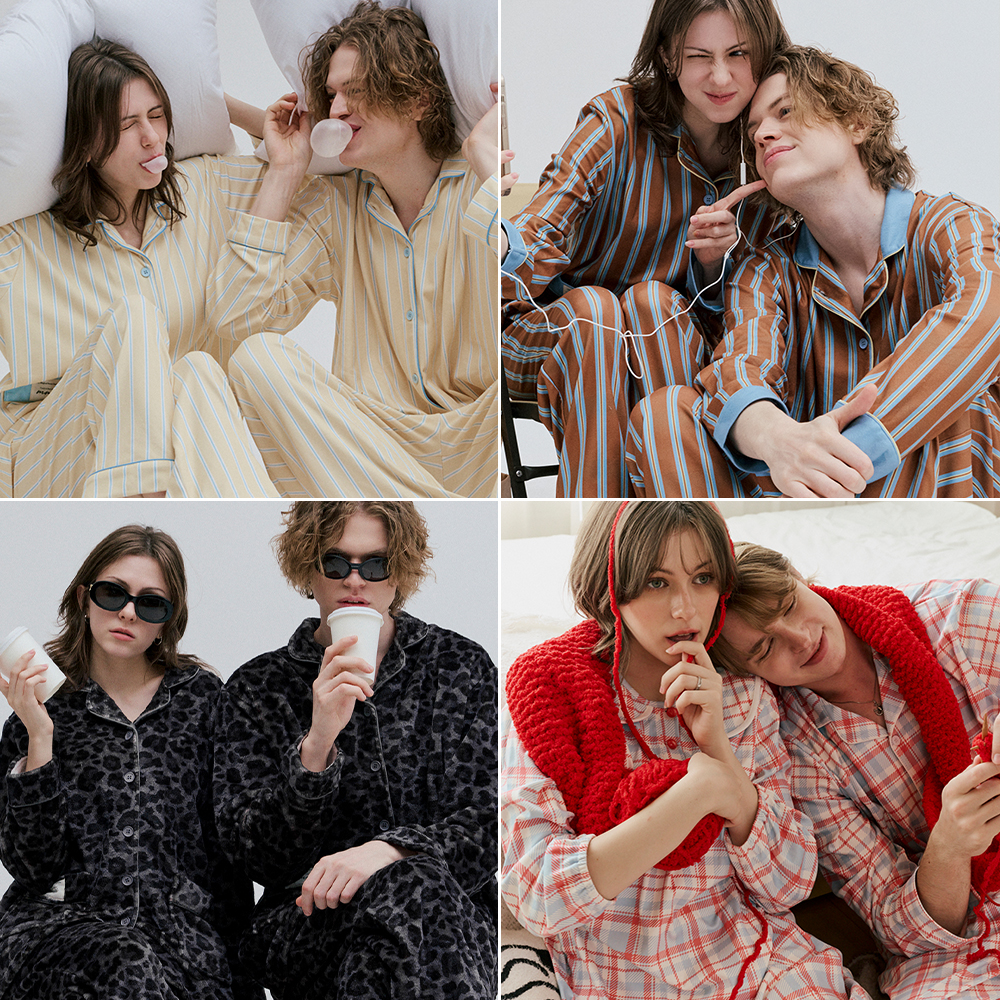 엠엠즈 커플 잠옷 세트 빅사이즈 여성 가족 패밀리 수면 파자마 제품 이미지