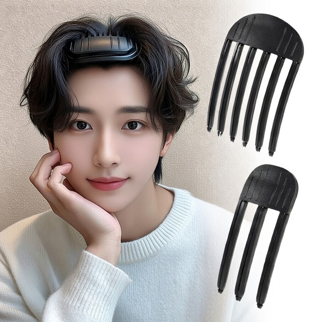 살림살림 이지 볼륨핀 앞머리 뿌리 볼륨 헤어클립 3엽+6엽 세트 - 상품 이미지