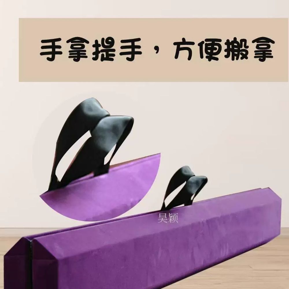 체조 평균대 휴대용 훈련 분홍색 저평균대 가정용 접이식 6FT - 상세 이미지 5