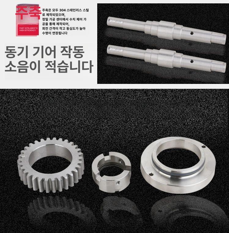 고점도 액상 펌프 헤드 0.75kw 케이크 사료 캔 충진기 스테인리스 1.5kw 9m3 h 38mm - 상세 이미지 5