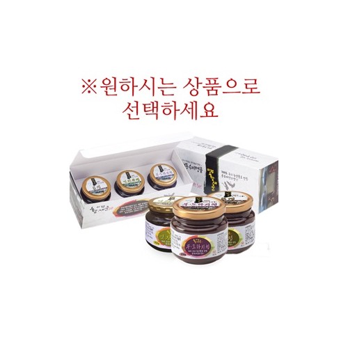 [연호전통식품]  발효 효소청 5호 (선택-무도라지청,인진쑥청,칡청,수수청) 250g x 3개 - 상품 이미지