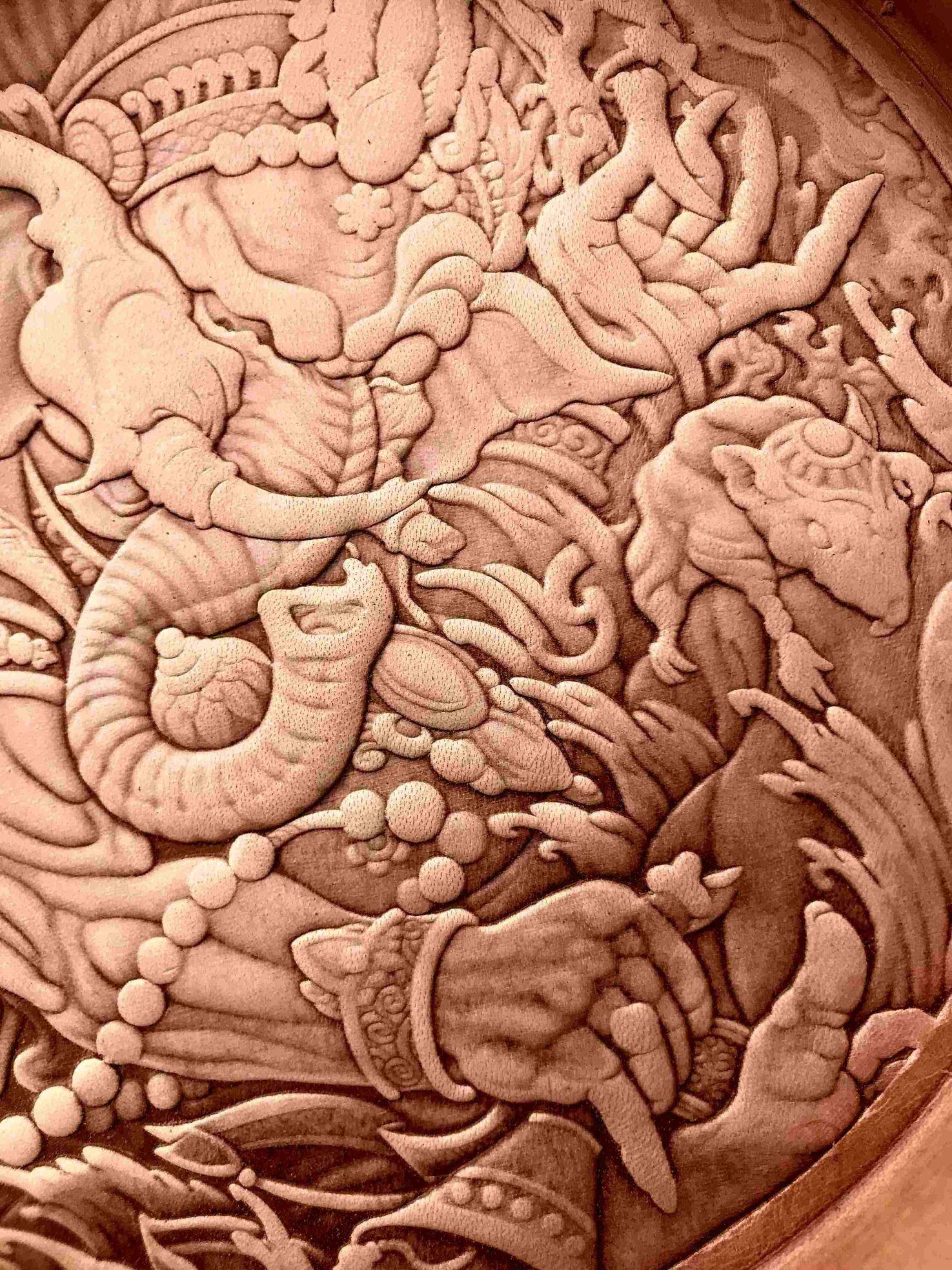 패드 인쇄기 부속품 날짜판 교체 로고 각인 코딩기 부속 무늬 없는 중간 크기 - 상세 이미지 4