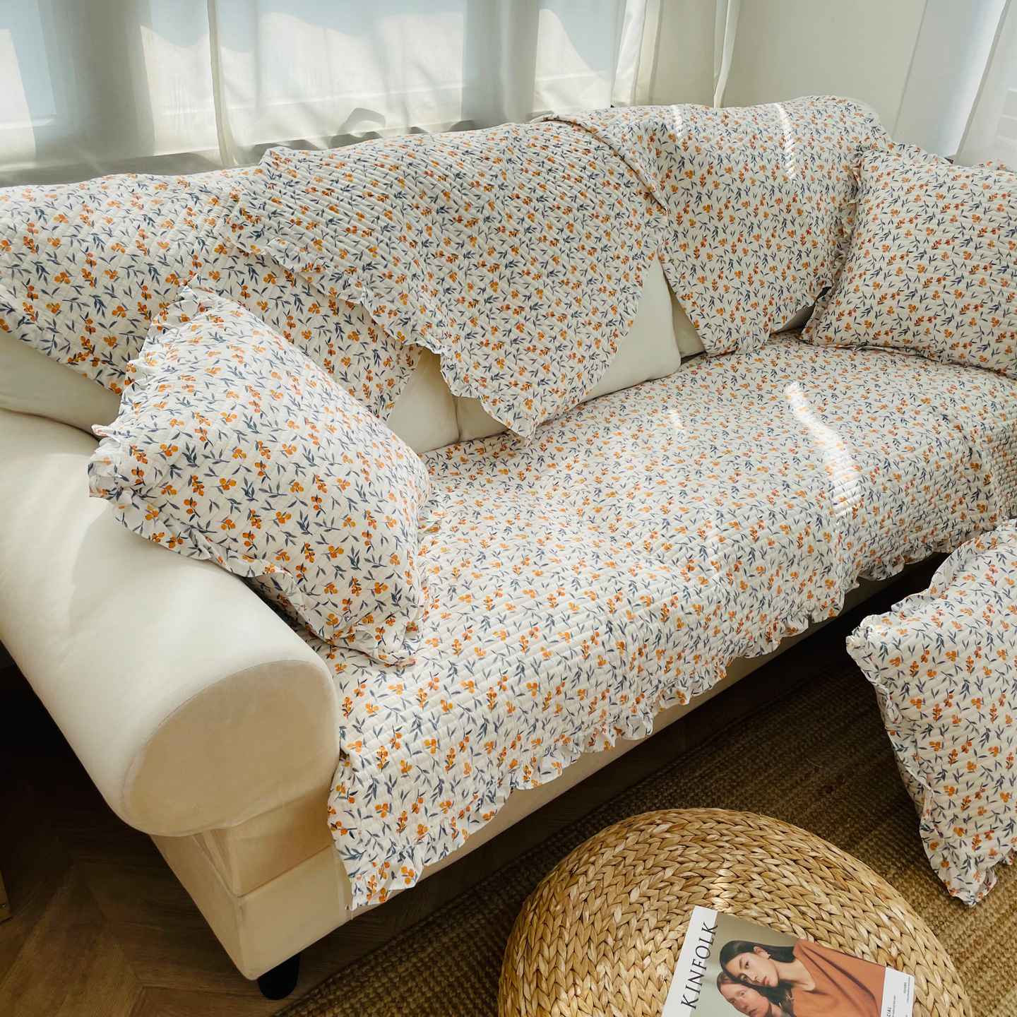 순면 쇼파패드 3인용 4인용 논슬립 소파패드 쇼파매트