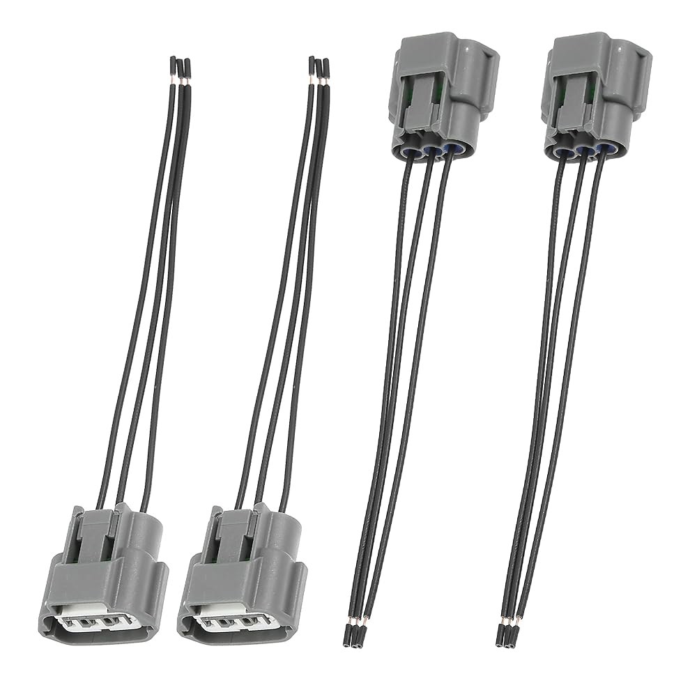 X AUTOHAUX 4pcs 점화 코일 커넥터 플러그 배선 하네스 피그테일 3 와이어 여성용 닛산 알티마 센트라 인피니티용 스즈키 J48817102 하네스용 - 상품 이미지