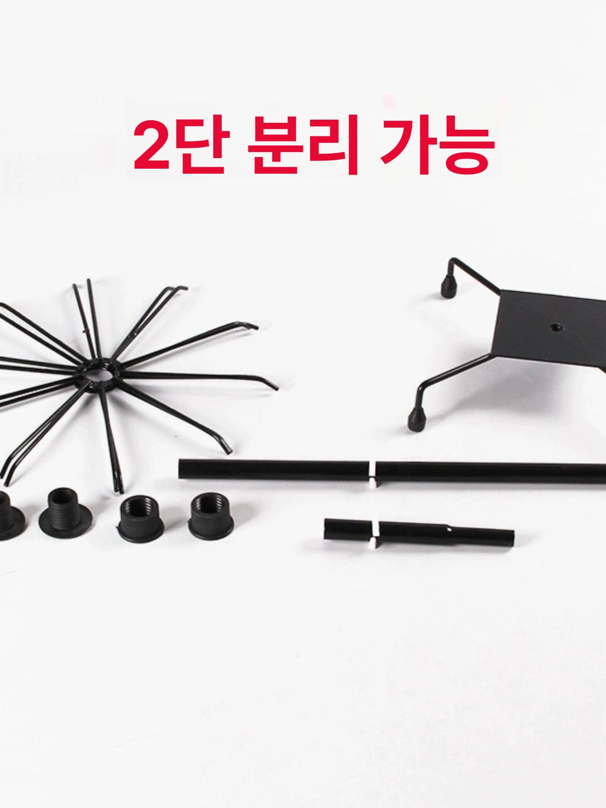 키링 열쇠고리 걸이 거치대 전시 판매대 목걸이 전시대 신형 2칸 화이트 - 상세 이미지 4