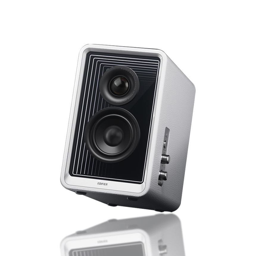 [EDIFIER QR65 액티브 모니터 데스크탑 블루투스 스피커 화이트 사진 3
