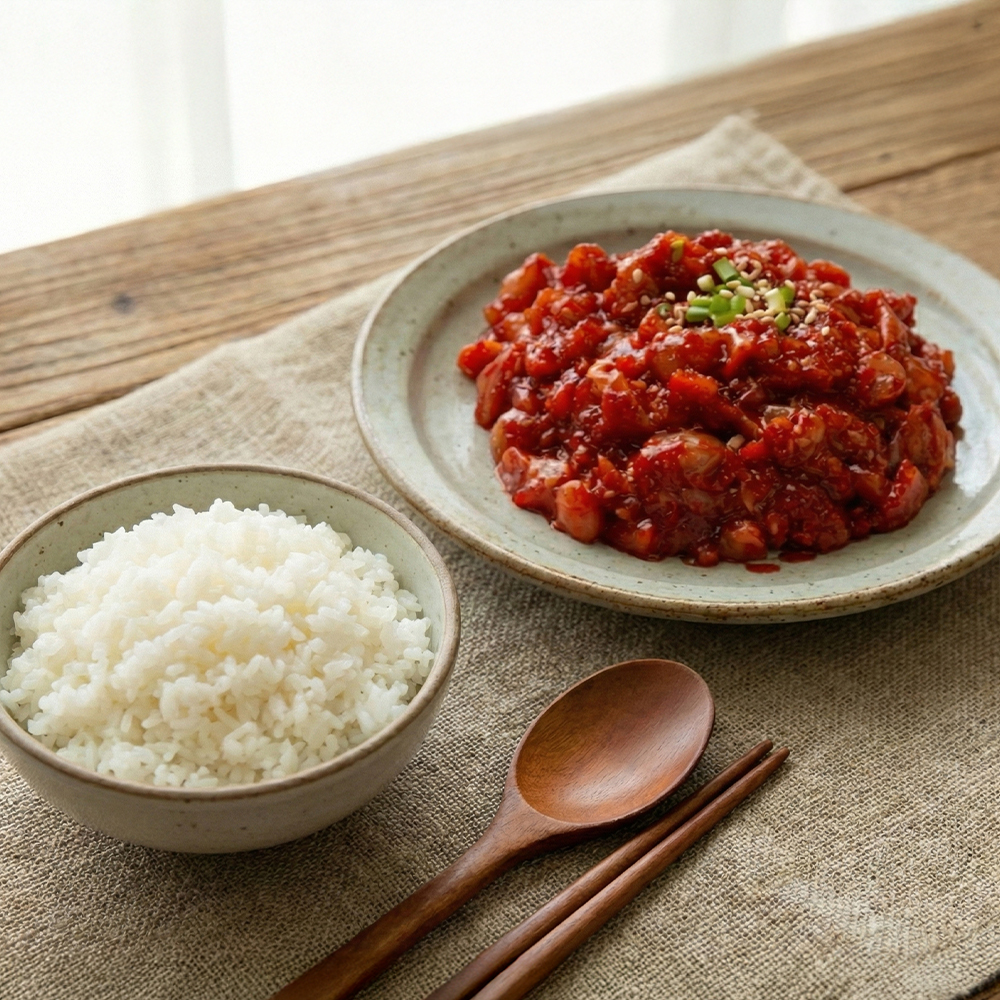 비빔 창난젓갈 특창란젓 무침 양념 반찬 밥도둑 - 상세 이미지 2