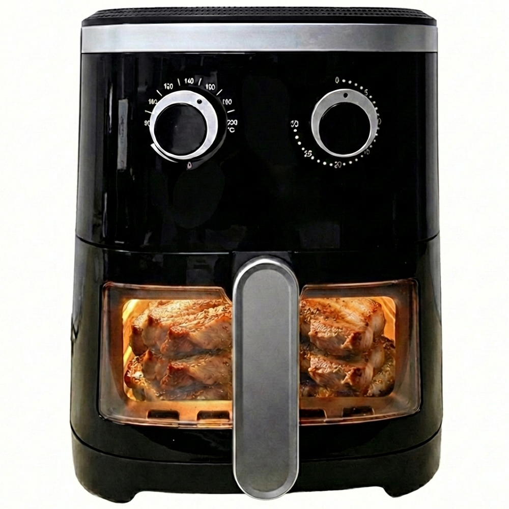 내열유리 에어프라이어 소형 미니 글라스 에어프라이어 에어후라이기