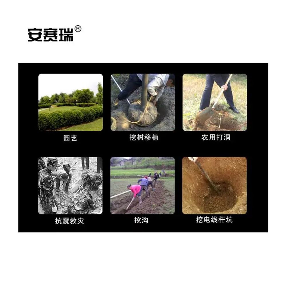 농기구 삽 일자형 포크삽 농사 정리용품 괭이 포크 삼지창 - 상세 이미지 5