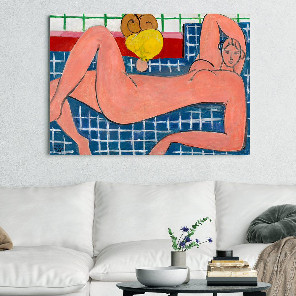 앙리마티스 인테리어 그림 액자 포스터 명화 Large Reclining Nude 1935 - 상품 이미지