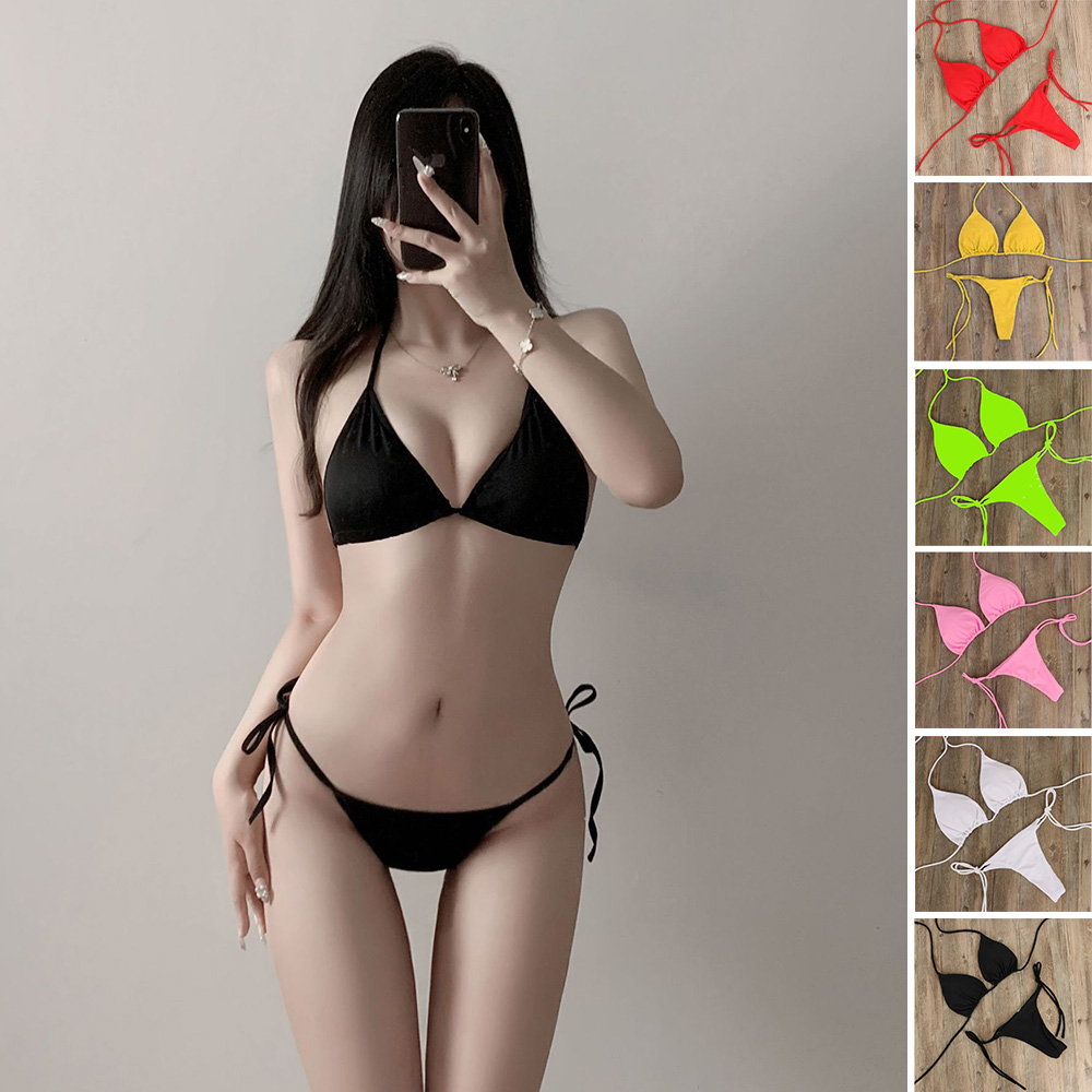 끈 태닝 비키니수영복 마이크로 섹시 비치 발리 호텔 - 상품 이미지