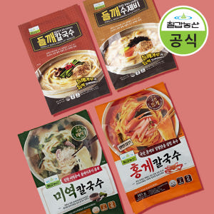 칠갑농산 BEST 6종 들깨수제비 들깨 홍게 미역 칼국수 생쫄면 불닭쫄면 맛있게 먹은 솔직 후기 - 상품 이미지 1