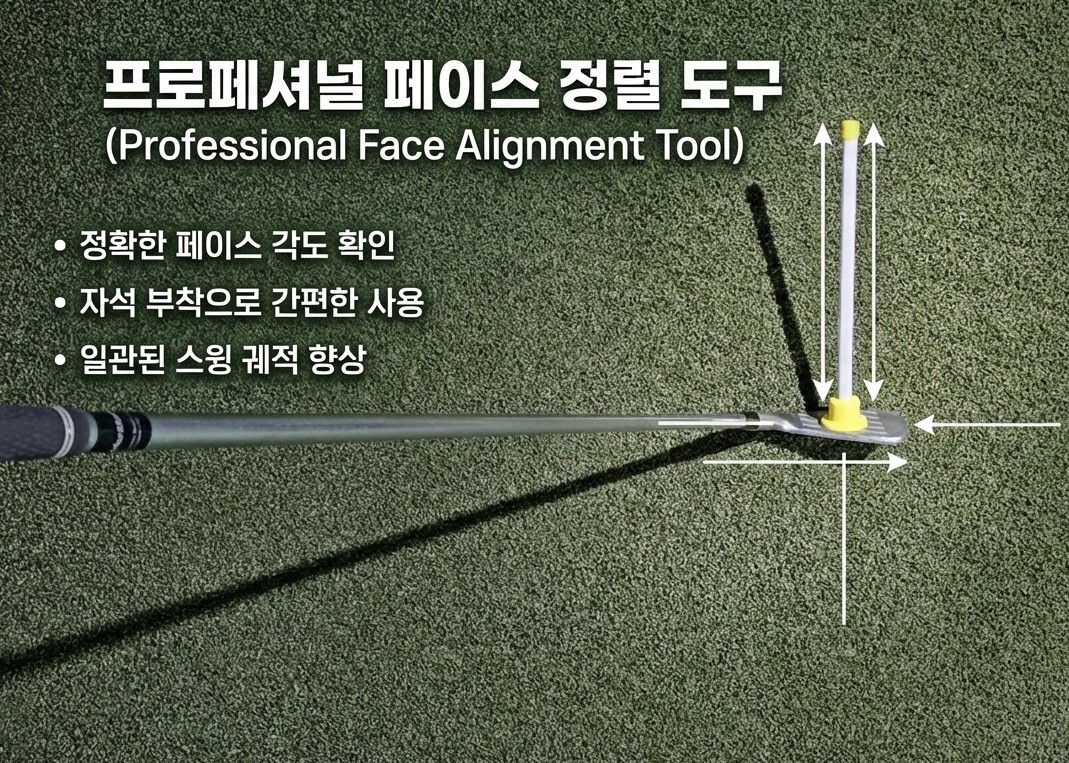 [레이어랩] 아이언 골프 정렬 보조기 페이스 훈련 자석봉 - 상세 이미지 2