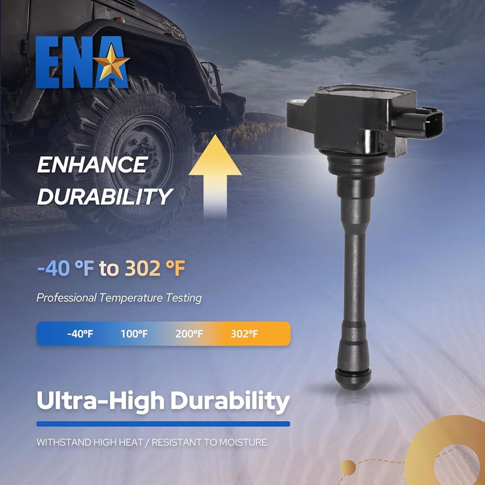 ENA UF708 점화 코일 팩 닛산 알티마 센트라 NV200 로그 셀렉트 인피니티 QX60 스즈키 적도 2009 2010 2011년 1.6L 1.8L 2.0L 2.4L 2.5L - 상세 이미지 3