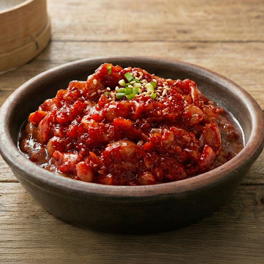 비빔 창난젓갈 특창란젓 무침 양념 반찬 밥도둑 - 상세 이미지 3