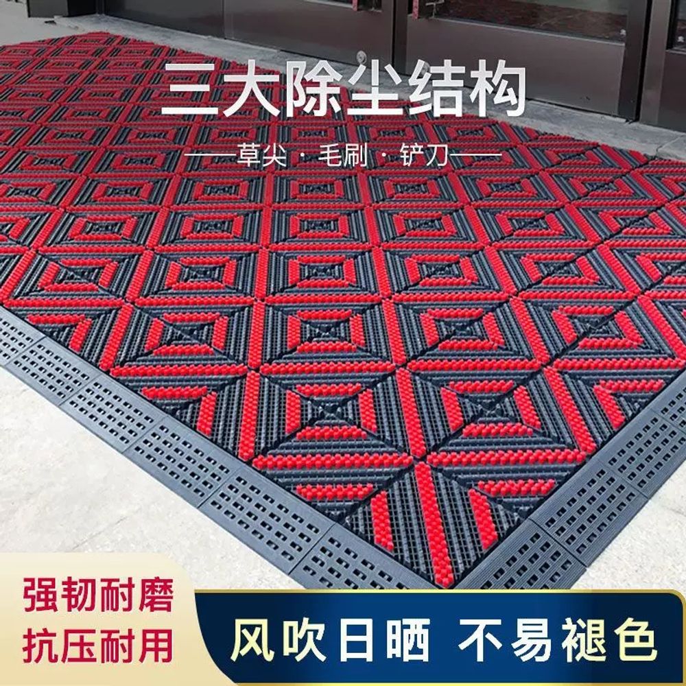 대형 현관 매트 식당 5mm 현관매트 PVC 주방 팬션 매장 러그 - 상세 이미지 3
