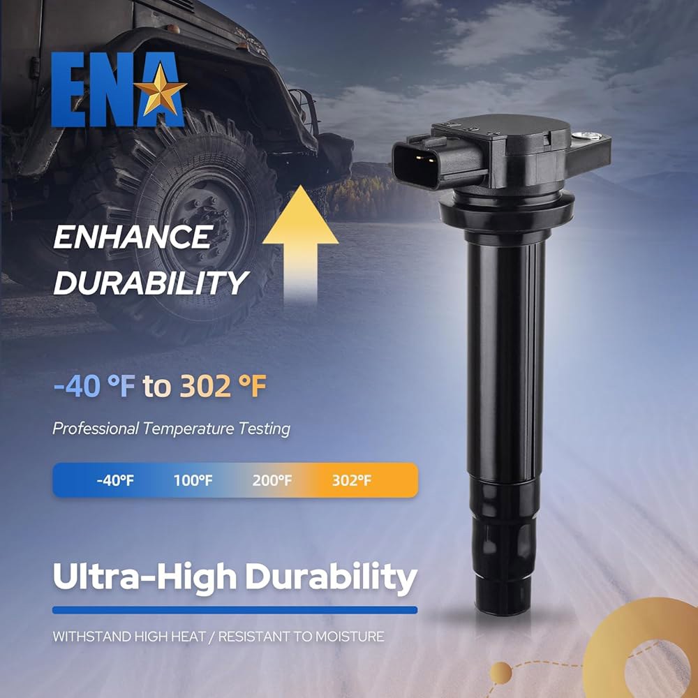 ENA 4개의 점화 코일 팩 세트 닛산 2000 2001 2002 센트라 1.8L L4 교체용 5C1243 E356 52-1704 IC456 22448-4M500 22448-4M5 - 상세 이미지 3