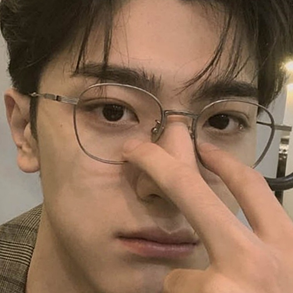 빈티지 엔틱 실버 초경량 안경테 가벼운 남녀공용 패션안경테 박대표마켓 - 상품 이미지