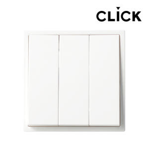 클릭 스위치 매트화이트 3구 CLICK 일렉트릭 유럽형 정사각 조명 전등... 실사용 후기 | 효과 있을까? - 상품 이미지 1