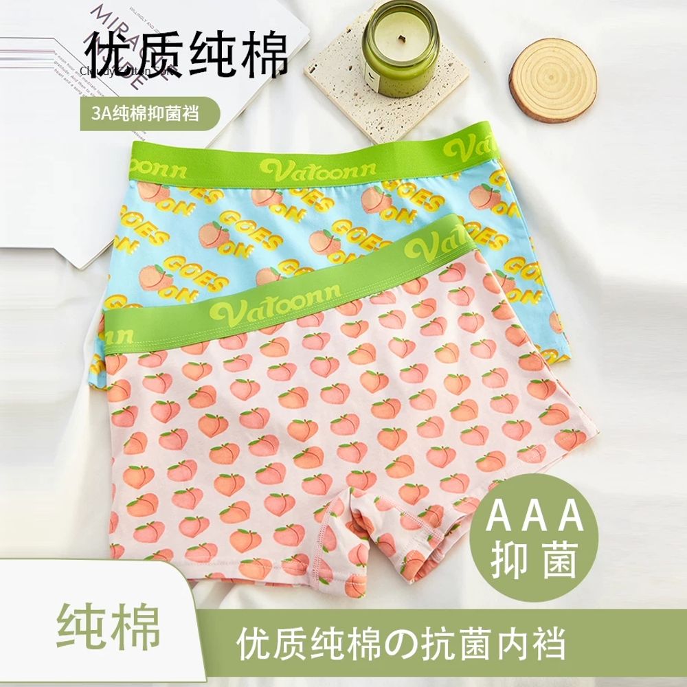 여성 복서 팬티 4종세트 팬티 즈 코 A. 돼지 머리 평면 각도, A. M 80100 카티 - 상세 이미지 3