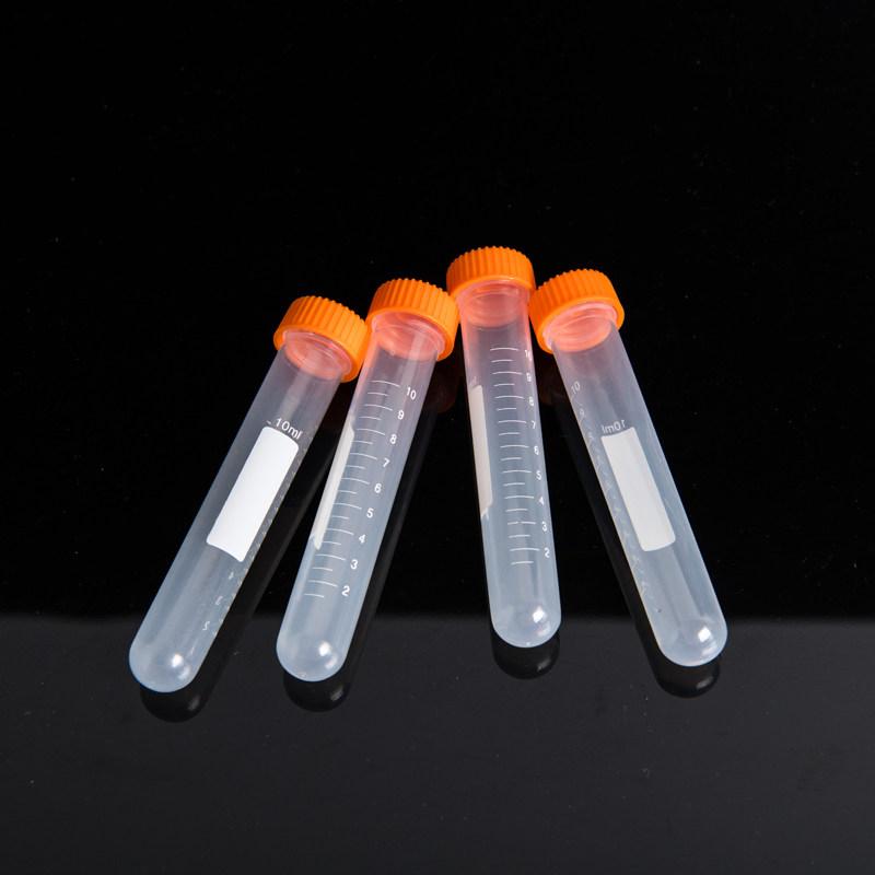 샘플 용기 실험실 여행용 투명 스크류형 명확한 바이알 10ml 뾰족 엣지 100개 - 상세 이미지 5