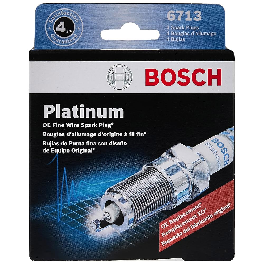 BOSCH 6713 OE 파인 와이어 플래티넘 스파크 플러그 - 4팩 Pack of 4 - 상세 이미지 2