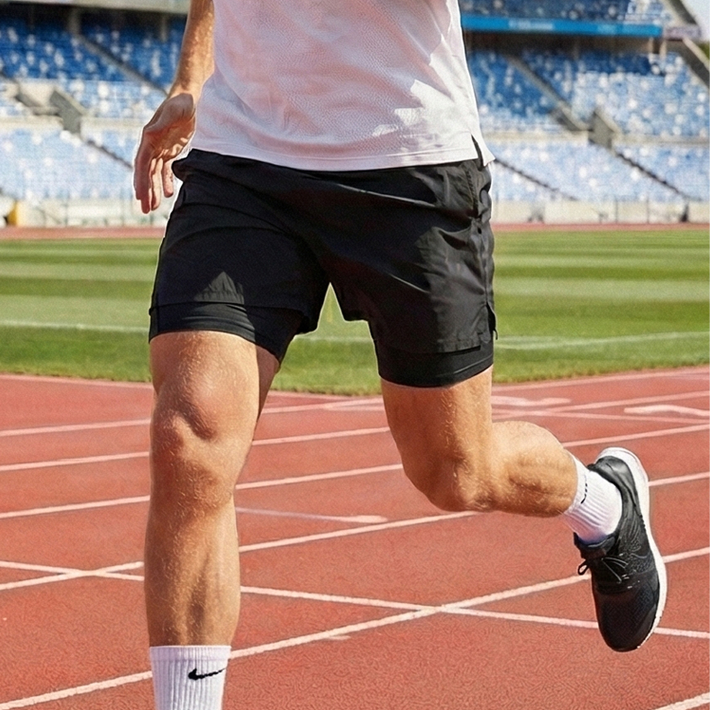 러닝 런닝 헬스 반바지 쇼츠 트레이닝 운동 남자투인원 러닝복 팬츠 제품 이미지