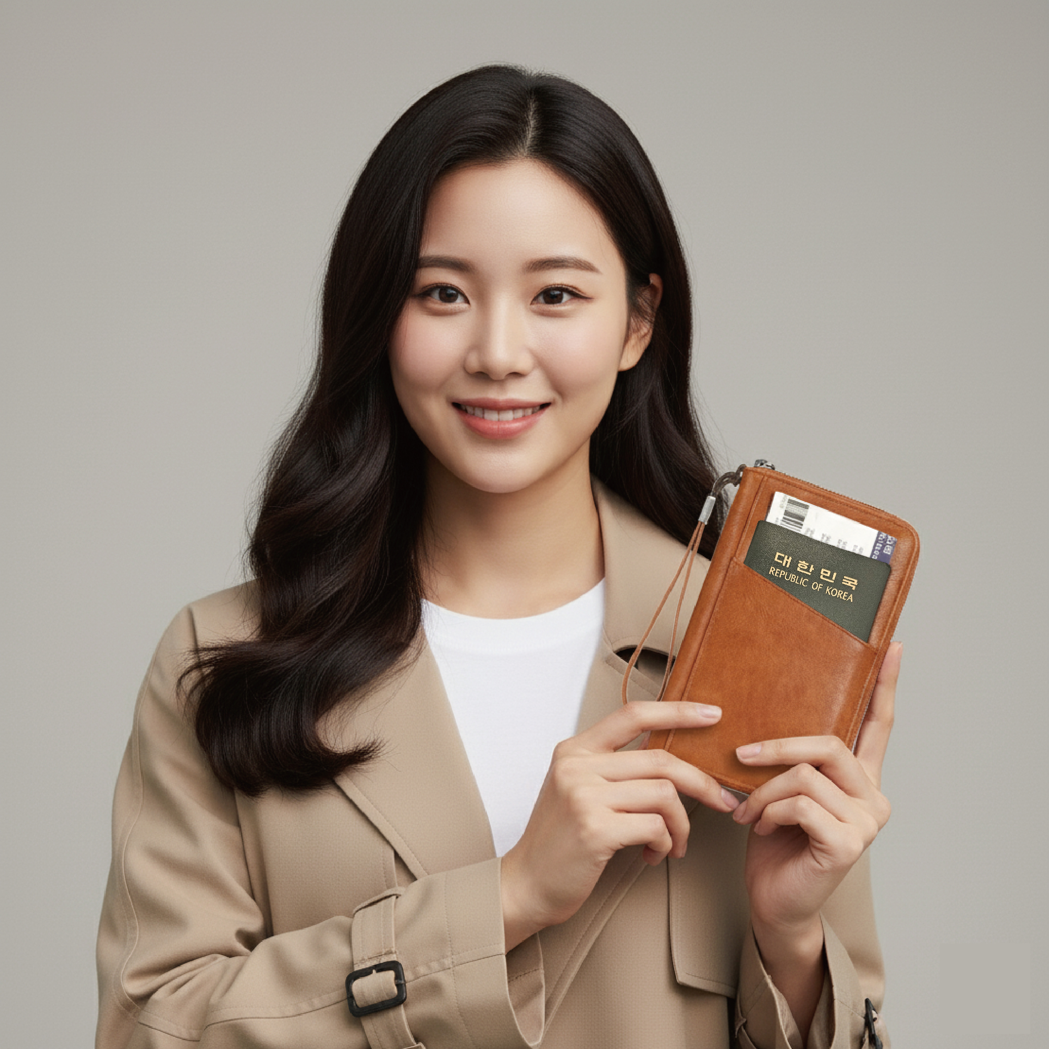 rfid 차단 지갑 여권 케이스 안티스키밍 가족 여행용 지폐지갑 이미지 2