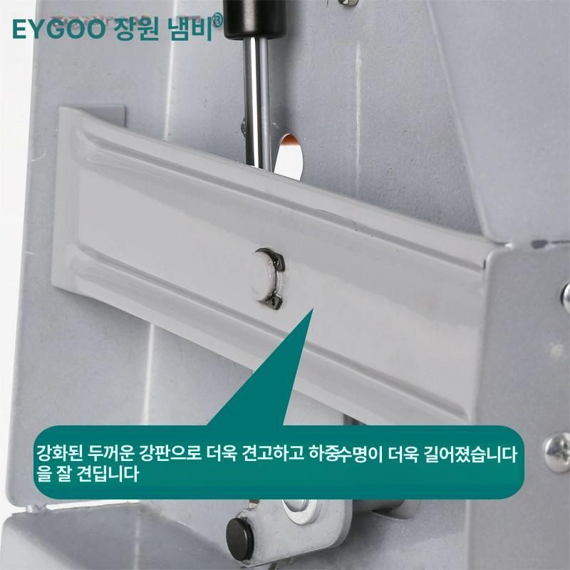 주방 상부 선반 양념 수납 내부 작업대 업소용 슬라이딩 202 스테인리스 700 내부폭66 67 2단 문 개폐형 - 상세 이미지 4