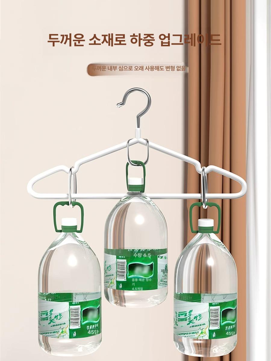 건조 행거 논슬립 방지 대형 빨래대 두꺼운 기숙사용 체리블라썸핑크 초두꺼운논슬립 A 5개 - 상세 이미지 5