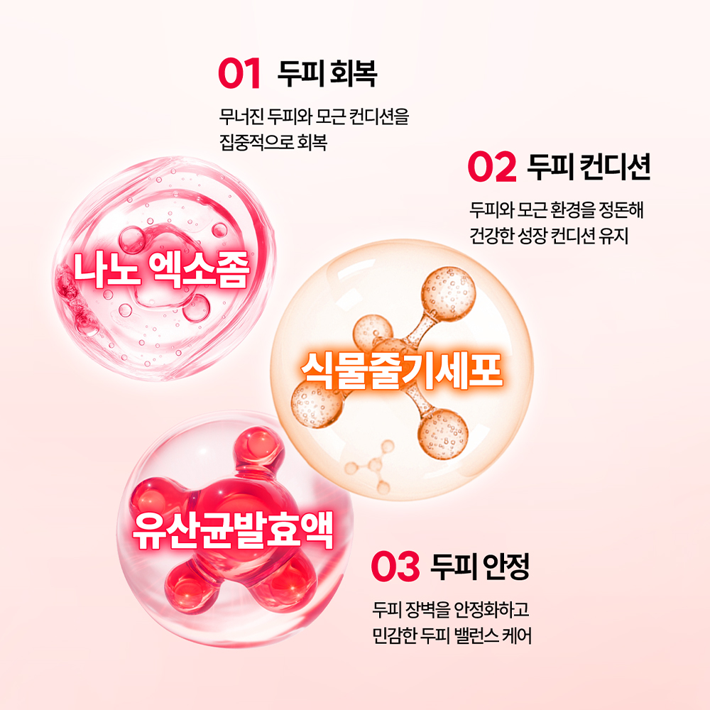 먼프리 엑소좀 줄기세포 탈모완화 김영대 샴푸 두피 손상모발 개선 다즐링티, 519ml, 2개 - 상세 이미지 2