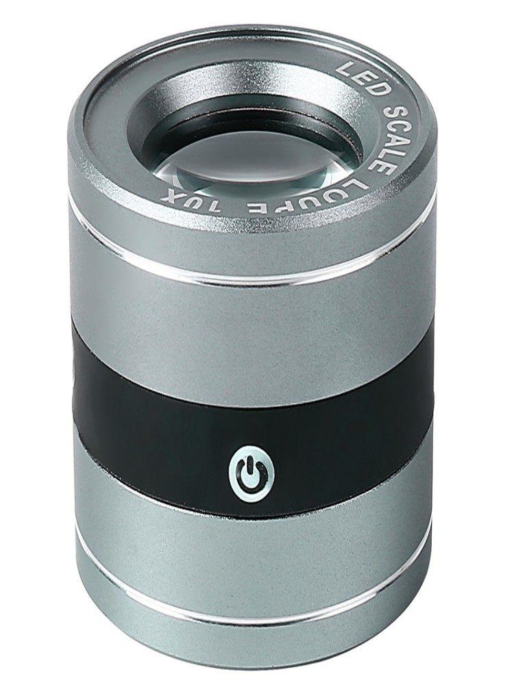 휴대용 확대경 LED 루페 크로스 스케일 충전식 눈금자 그레이 10배 눈금자 0.5mm - 상세 이미지 5