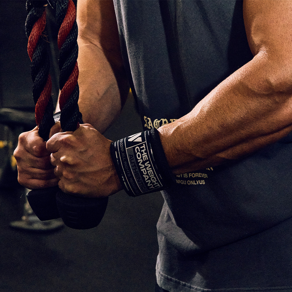 더웨이트컴퍼니 몬스터 리스트 서포트 헬스 손목 보호대 랩 스트랩 크로스핏 블랙, FREE - 상세 이미지 3