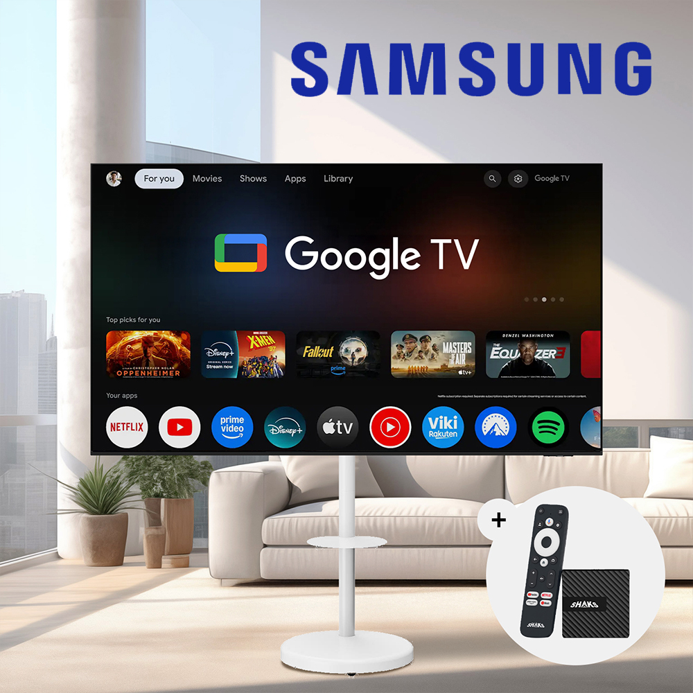 삼성 214cm(85인치) 스마트 대형TV 4K UHD 이동형 이동식 무빙 스탠드 1등급 - 상품 이미지