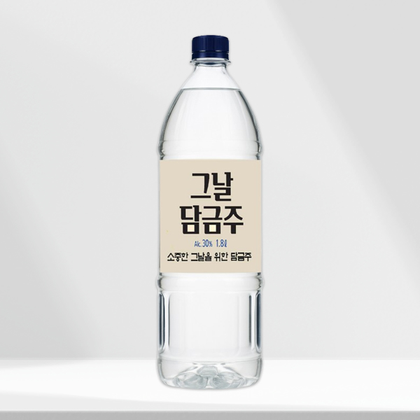 대구전통주 그날 담금주 30도 100% 우리쌀 담금술 담금소주 1.8L, 1개 - 상품 이미지