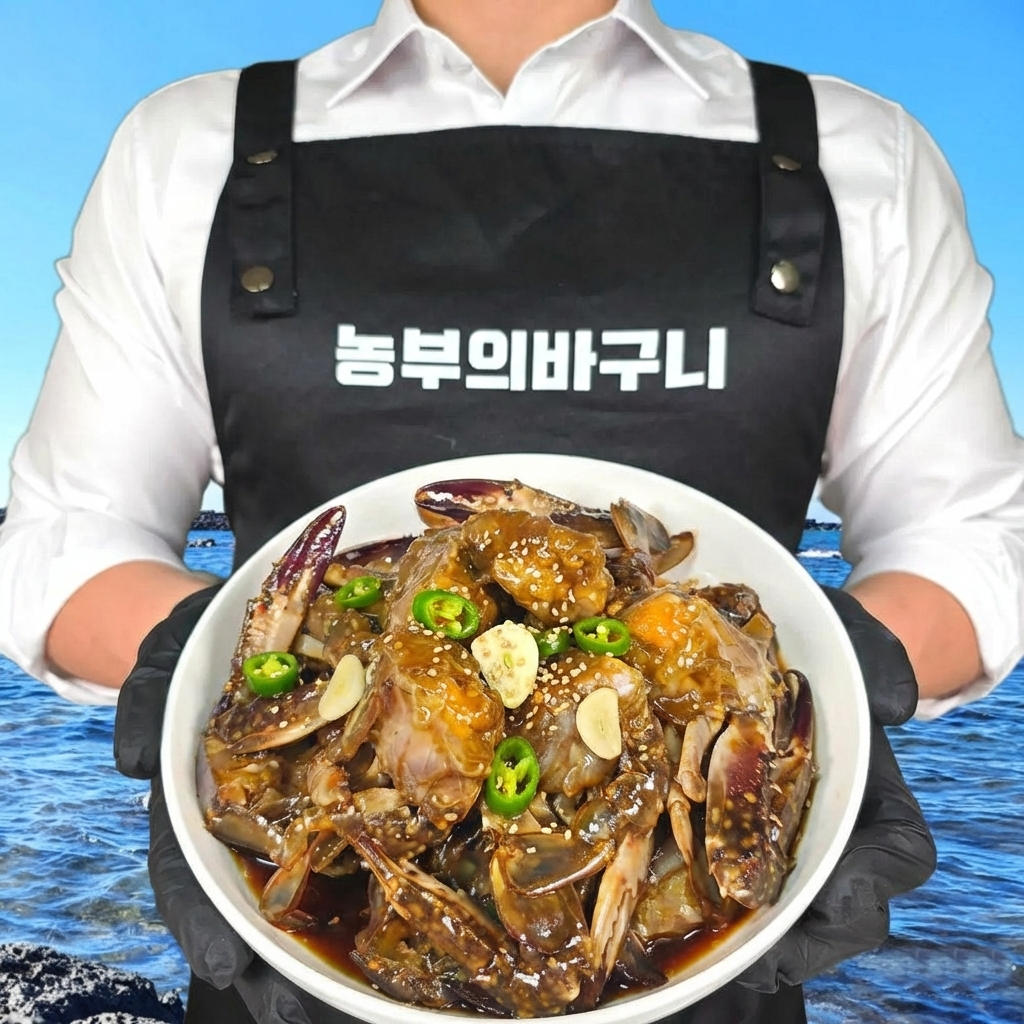 국내산 연평도 암꽃게 간장게장 양념게장 알배기 꽃게장 택배 1kg - 상품 이미지
