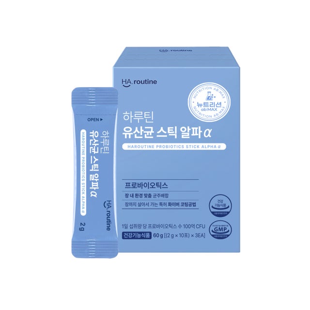 하루틴 유산균 스틱 알파 2g x 30포 유통기한 26년10월7일까지 - 상품 이미지