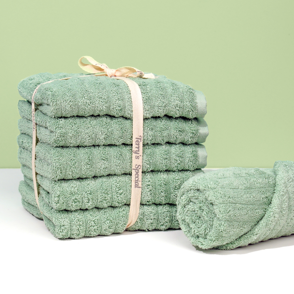 테리파머 625gsm 고중량 200g 호텔수건 타월 10장 리본선물포장 수건 타올