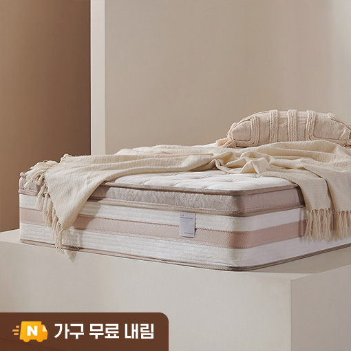 [도착보장]삼익가구 모어딥 탄탄한 27cm 퍼펙트 스프링 유로탑 매트리스 SS(슈퍼싱글), 미디엄 - 상품 이미지