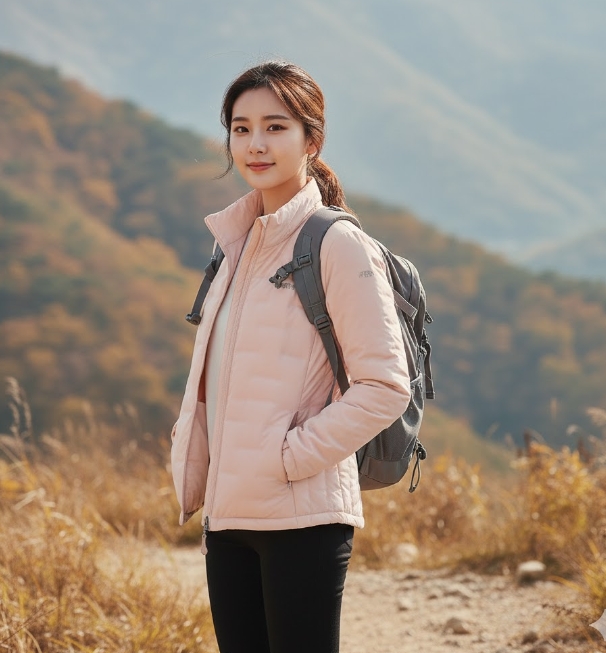 네파 여성 간절기 하이넥 하이브리드 튜브형 구스다운 패딩점퍼 이미지 6