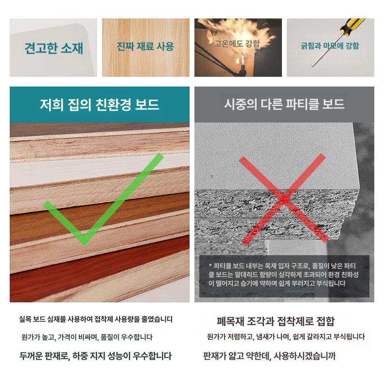틈새 무선충전 엔틱 서랍형 미니 침대 옆 수납 모듈 화이트 자가 설치 60x20x40cm - 상세 이미지 4