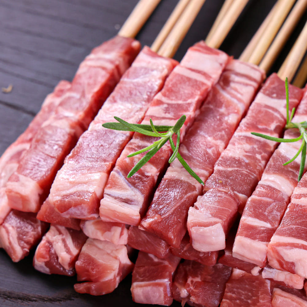 홀리쉽 양꼬치 10pc 어린램 어깨살 큐브 바베큐 캠핑(소스제공) 200g, 1개 - 상세 이미지 3