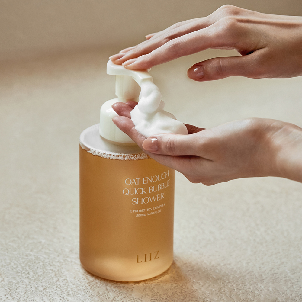 리즈 오트 이너프 퀵 버블 샤워 바디워시 약산성 바디클렌저 머스크플로럴, 500ml, 1개 - 상세 이미지 2
