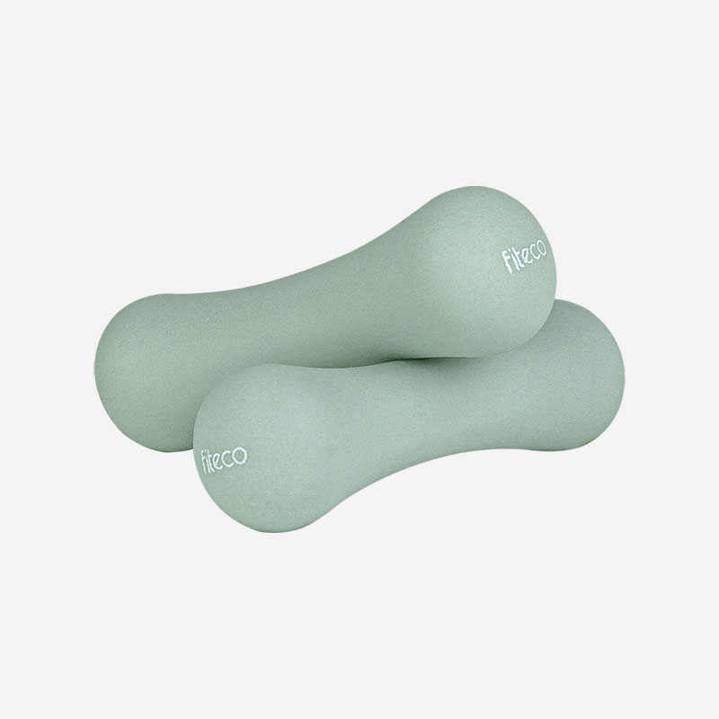 피테코 플로우 덤벨 네오프렌 미용아령 홈트 여성 0.5kg, 2개, 세이지그린 - 상품 이미지